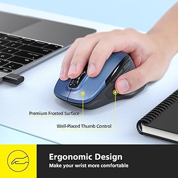 Amazon | USBレシーバーとType Cアダプター付きワイヤレスマウス